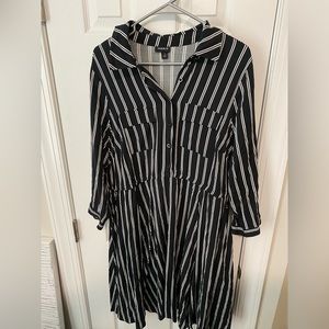 Torrid black and white Dress